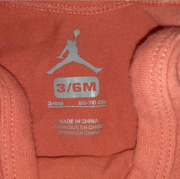 Michael Jordan 3-6 Months Onesie Diaper Shirt Body Suit Snap Close Lot of 2 - Picture 4 of 7